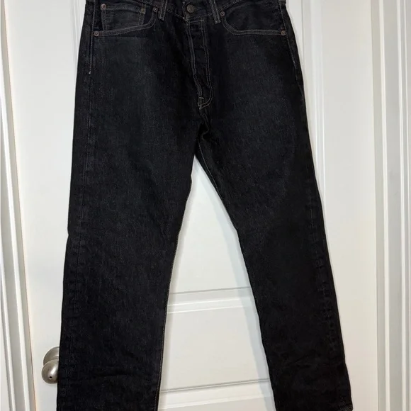 Levi's Men's Straight Dark Jeans - Picture 2 of 5